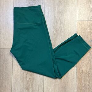 Lululemon Wunder Train High Rise 25” Size 14 Everglade Green